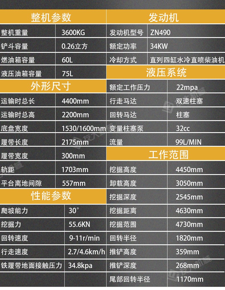 小型挖掘机